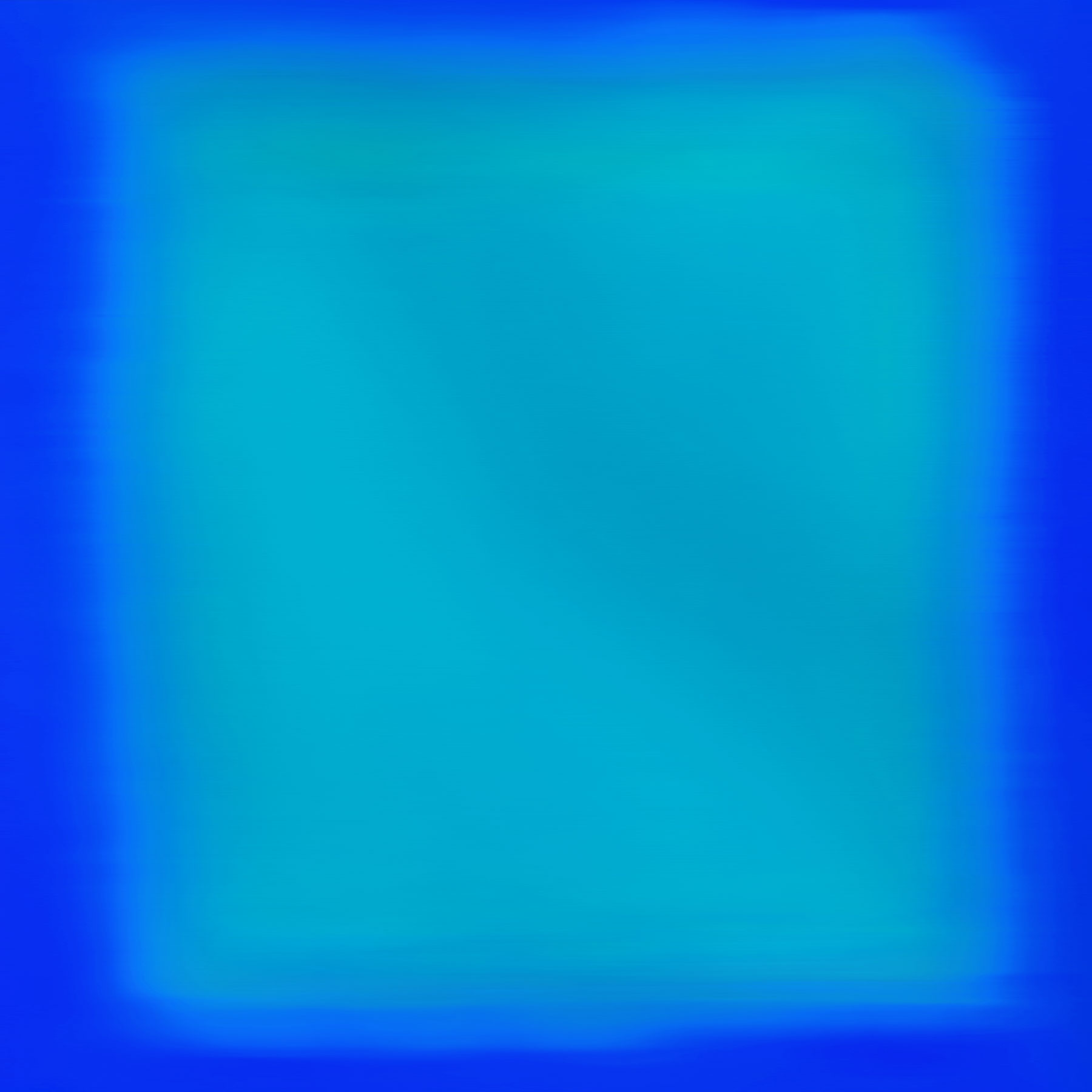 blue blurry | 2022 | 100x100x4cm | inkprint on canvas